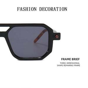 Lunettes de soleil carrées 2022 pour hommes, lunettes de mode, lunettes de soleil rétro de luxe bloquant la lumière bleue, Vasos Decorativos Oculos De Sol Masculino - Product Image 6
