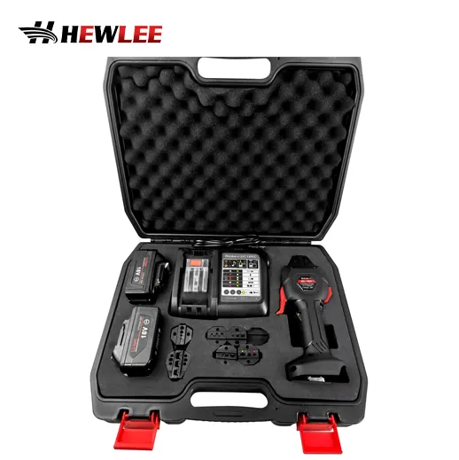 HEWLEE HL-50X Alicate de friso para fio elétrico, ferramenta hidráulica sem fio alimentada por bateria, alicate para conectar fios