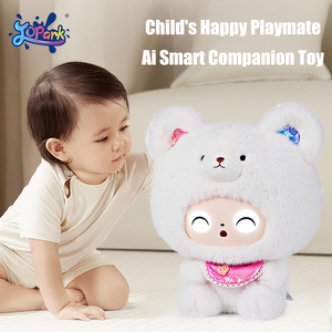 Jopark ODM - Juguete de Peluche Creativo con IA, Gato Negro Sentado, Modelo Grande con <span class=keywords><strong>Ojos</strong></span> LED, Puede Hablar, Multifuncional - Product Image 3