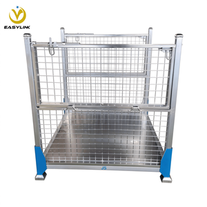 מדף משטחים נסטאיינר מפלדה Q235 מצופה אבקה, מותאם אישית של Easylink, עמיד בפני רעידות, ניתן לפירוק וניתן לערום. - Product Image 2