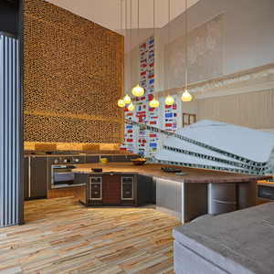 Cường độ cao 9mm SPC nhôm chống thấm tổ ong Bảng điều khiển nội thất trang trí tường nhà với bảng tổ ong nhôm - Product Image 3