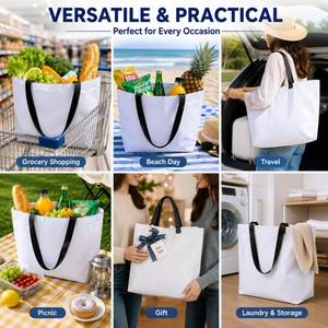 Bolsa de Compras Personalizada de Polipropileno Laminado, Impermeable, para Regalos, con Impresión de Logotipo, para Centros Comerciales y Supermercados - Product Image 3