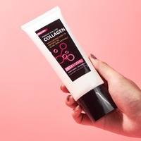 Nettoyant pour le visage moussant et hydratant en profondeur de marque privée OEM sous forme de gel nettoyant pour le visage au collagène anti-acné lissant pour peau endommagée