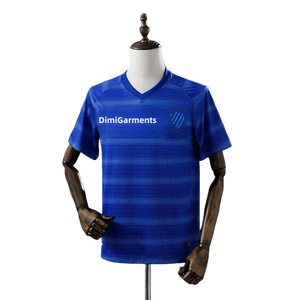 Groothandel Heren Ademend Snel Droogende Korte Mouwen V-hals Effen Kleur Voetbal Trainingspakken - Product Image 1