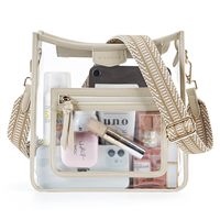 Kamcity unisexe transparent PVC porte-monnaie petit plastique fermeture éclair portefeuille bouton Mini mignon dessin animé cadeau sac prix usine tout le monde