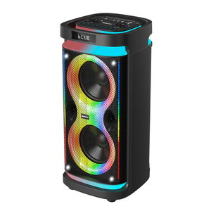 Hot Selling <span class=keywords><strong>8</strong></span> Zoll RGB LED tragbare Party-Lautsprecher Dual 4500mAh wiederauf ladbare Audio-Player-Fernbedienung für Outdoor-<span class=keywords><strong>Box</strong></span> - Product Image 1