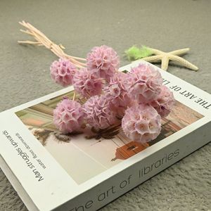 Vainas de Scabiosa Secas de Tallo Largo, Conservadas, para Decoración Floral de Bodas, Centros de Mesa y Relleno Floral - Product Image 2