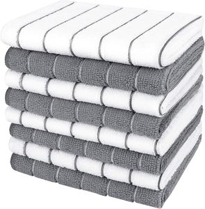 Chiffons de nettoyage réutilisables en gros pour fabricants, 30*30cm, 40*60cm, torchons absorbants à séchage rapide, serviettes de cuisine en microfibre OEM - Product Image 1