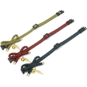 NiBao japonés elegante seguridad suave ligero lindo pajarita con campana gato mascota <span class=keywords><strong>Collar</strong></span> - Product Image 6