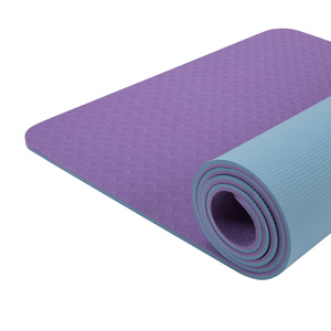 Tapis de yoga TPE sain, antidérapant, portable, de bonne qualité, fabrication professionnelle, logo personnalisé, SHENGDE Sustainable <span class=keywords><strong>Fitness</strong></span> - Product Image 3