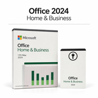 Office 2024 Home & Business untuk PC Keycard Box-100% Aktivasi Online Stok Tersedia Pengiriman Cepat