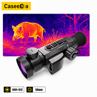 Lunette thermique Caseeda FOCUS Series 640x512 pour la chasse avec télémètre laser, calculateur balistique, enregistrement vidéo WiFi