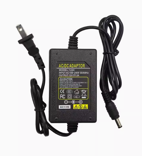 12V 2A Power Adapter AC DC Adaptor AC 100 240V 50/60HZ 1A 2A 3A 4A 5A 6A 7A 8A Support for Customization Hot Sale