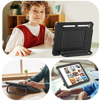 Casing Pelindung Anti Benturan 3in1 Grosir untuk iPad 10th, Casing Pelindung untuk iPad 11 A16 2025 Dengan Penyangga