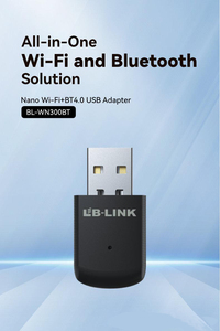 <span class=keywords><strong>Carte</strong></span> réseau sans fil BL-WN300BT, deux-en-un, <span class=keywords><strong>WiFi</strong></span> + 150 Mbps, récepteur USB externe <span class=keywords><strong>pour</strong></span> ordinateurs portables et de bureau - Product Image 3