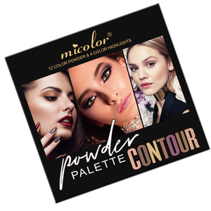 Paleta de maquillaje compacta en polvo <span class=keywords><strong>Micolor</strong></span> de 16 agujeros especialmente diseñada para exportación de comercio exterior transfronterizo para ocultar contornos - Product Image 3