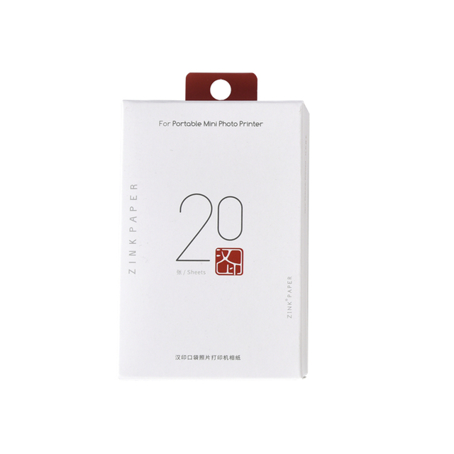 10 20 Sheets HPRT Zink 2*3 Inch White Glossy Adhesive Sticky Photo Paper ISO 50 Removable Stickers for HPRT MT53/Z1 Mini Printer