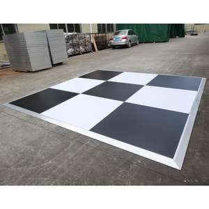 RK Quick Install Portable Dance Floor Interlocking 30mm Thick LED PVC Plywood Modular Decking CE/ROHS Certification for Wedding - Product Image 6