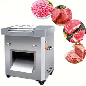 220v maquina cortador de carne para espeto chicken beef meat cube cutter machine cow/pork rib/meat grinder lem meat cutter price