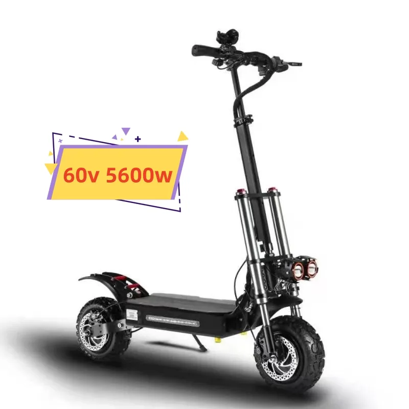 Hot bán EU USA kho 60V 38AH pin cho người lớn động cơ kép 11inch offroad điện xe tay ga với chỗ ngồi 5600 Wát