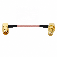Adaptateur de câble pigtail SMA mâle coudé à 90 degrés vers connecteur femelle à écrou RG316 15cm/30cm/50cm/100cm pour modem sans fil WIFI