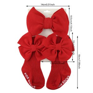 Set Fascia <span class=keywords><strong>per</strong></span> Capelli Neonato e Calzini Rossi <span class=keywords><strong>per</strong></span> Bambini, Regalo <span class=keywords><strong>per</strong></span> Feste, Calzini con Fiocco da Principessa, Tiara Carina <span class=keywords><strong>per</strong></span> Bambini - Product Image 5