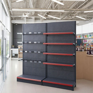 Étagère de présentation métallique robuste simple face Guichang, <span class=keywords><strong>rayonnage</strong></span> <span class=keywords><strong>gondole</strong></span> d'<span class=keywords><strong>occasion</strong></span> pour supermarchés - Product Image 2