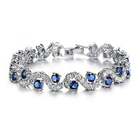 Bracelet en cristal étincelant de style européen et américain, élégant et raffiné