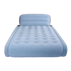 Colchón de Aire Doble <span class=keywords><strong>Queen</strong></span> Size de PVC Aterciopelado Moderno Personalizado, Plegable, con Cabecera, Suave, >30cm de Grosor, para Dormitorio, Hotel, Hogar - Product Image 5