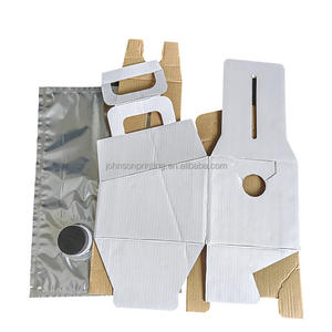 Caja <span class=keywords><strong>de</strong></span> Cartón Corrugado Kraft Reutilizable y Sostenible, con Asa Magnética Impermeable para Bebidas Frías para Llevar - Product Image 6