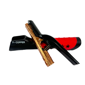 Portaelectrodos de soldadura de cobre completo de 1000 amperios, nuevo, de latón, para corrientes de 300A, 500A, 800A - Product Image 1