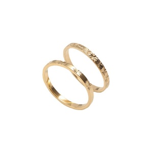 <b>Thin</b> Stackable Stainless Steel Star <b>Ring</b> Jewelry No Fade Gold Plated North Star <b>Rings</b> for Women - Product Image 3