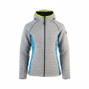 Felpa con cerniera di alta qualità da donna PRESOLANA felpa con Logo personalizzato foderato per abbigliamento lungo autunno/inverno con Design leggero - Product Image 2