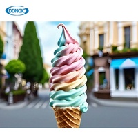 Machine à crème glacée molle professionnelle à 3 becs pour usage commercial – Vente en gros