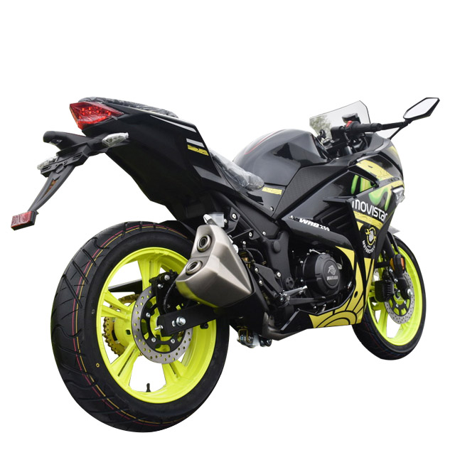 Sinski Chine 250cc/400cc moto de gaz 17 pouces 2 cylindre d'eau de refroidissement 130km/h automatique gaz sport moto