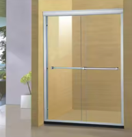 Prima usine nouveau design de salle de bain salle de douche porte en verre cabine salle de douche en verre trempé