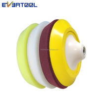 EVERTOOL Groothandel Auto Polijstpads 6 pouces 3 Step Afgeschuinde Wassende Schuim Polijsten Pads Auto Detaillering