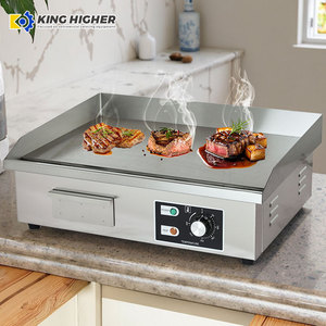 Thương mại điện vỉ nướng thép không gỉ Flat Top nấu ăn vỉ nướng cho nhà bếp barbecues nhà hàng xách tay bảng Top <span class=keywords><strong>Pancake</strong></span> - Product Image 1