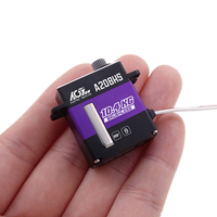 Servomoteur numérique programmable sans balais AGFRC puissant 10,4 kg à couple élevé, engrenage en acier 21g 0,055s 8,4V pour voiture RC, avion, robot