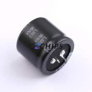 ตัวเก็บประจุอิเล็กโทรไลต์อะลูมิเนียมแบบ Snap-in รุ่น KN391M45035*30A ชนิด Through hole (THT) ขนาด D35xL30 มม. 390uF 20% 450V ขา 10 มม. - Product Image 2