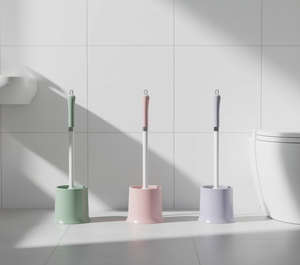 Escobilla para Inodoro con Soporte, 12.5x49 cm, Limpieza Profunda, Plástico, Diseño Moderno y Minimalista - Product Image 2