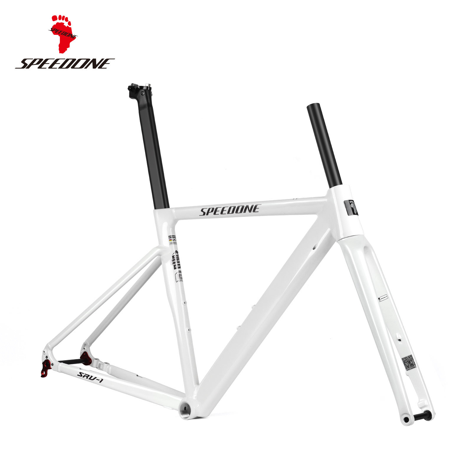 Portapacchi freno Circle SRV-1 bianco M+ forcella rigida bianca