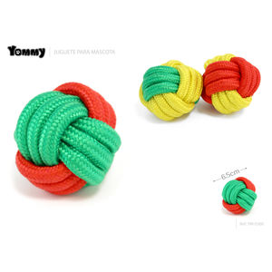 Jouet en corde de coton Yommy 32cm pour chiens, jouet à mâcher pour animaux de compagnie - Product Image 5