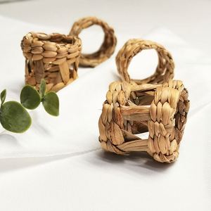 Factory-direct Sale Hand-woven Modern Minimalist Style Napkin Rings <b>Clips</b> Hotel Use - Product Image 2