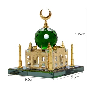 Horloge créative musulmane en forme d'étoile, modèle géométrique en résine, décoration en verre de cristal, ornement tendance, fournitures pour le Ramadan - Product Image 6