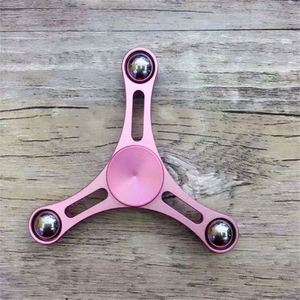 Ba Hạt Vòng Eo Trefoil Ngón Tay Hợp Kim Nhôm Đồ Chơi Cầm Tay Con Quay Hồi Chuyển Xoắn Ốc Cho Người Lớn Con Quay Tay Fidget - Product Image 2