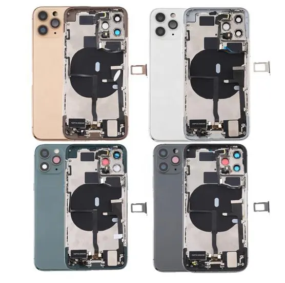 Hot selling assembly back glass housing cover with small parts for iphone11promax