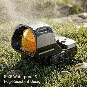 Mira Telescópica TYPHON Red Dot con Activación por Movimiento, Brillo Ajustable, Mira Reflex Táctica, Óptica de Caza, Resistente al Agua y a la Niebla - Product Image 3