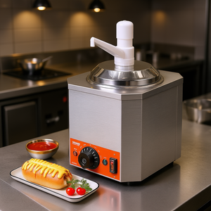 Distributeur de fromage commercial Vevor 2,3 Qt, équipement électrique de maintien au chaud pour sauces, nachos, fudge chaud - Product Image 2