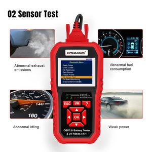 스캐너 Automotriz KONNWEI KW890 DPF 재생 자동차 OBD2 진단 스캐너 오일 라이트 리셋 지원 배터리 테스터 - Product Image 5